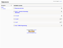 Tablet Screenshot of digilessons.com